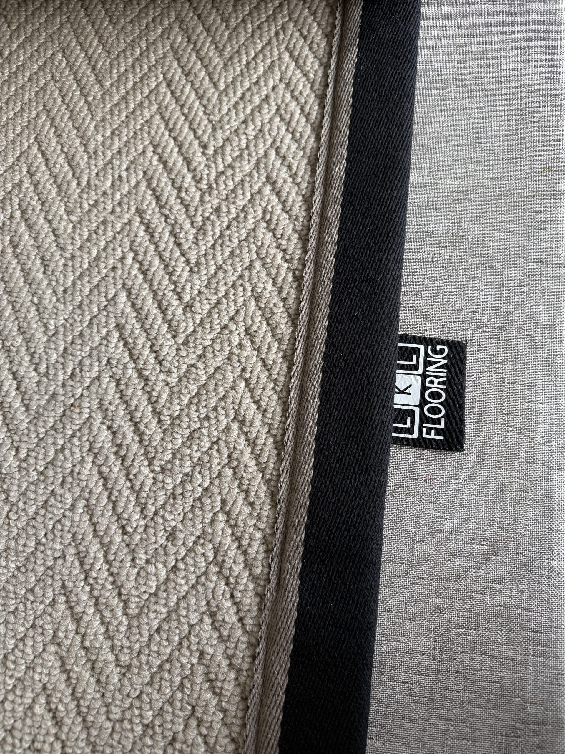 Champagne Carpet with Black Beige Tape - Image 5