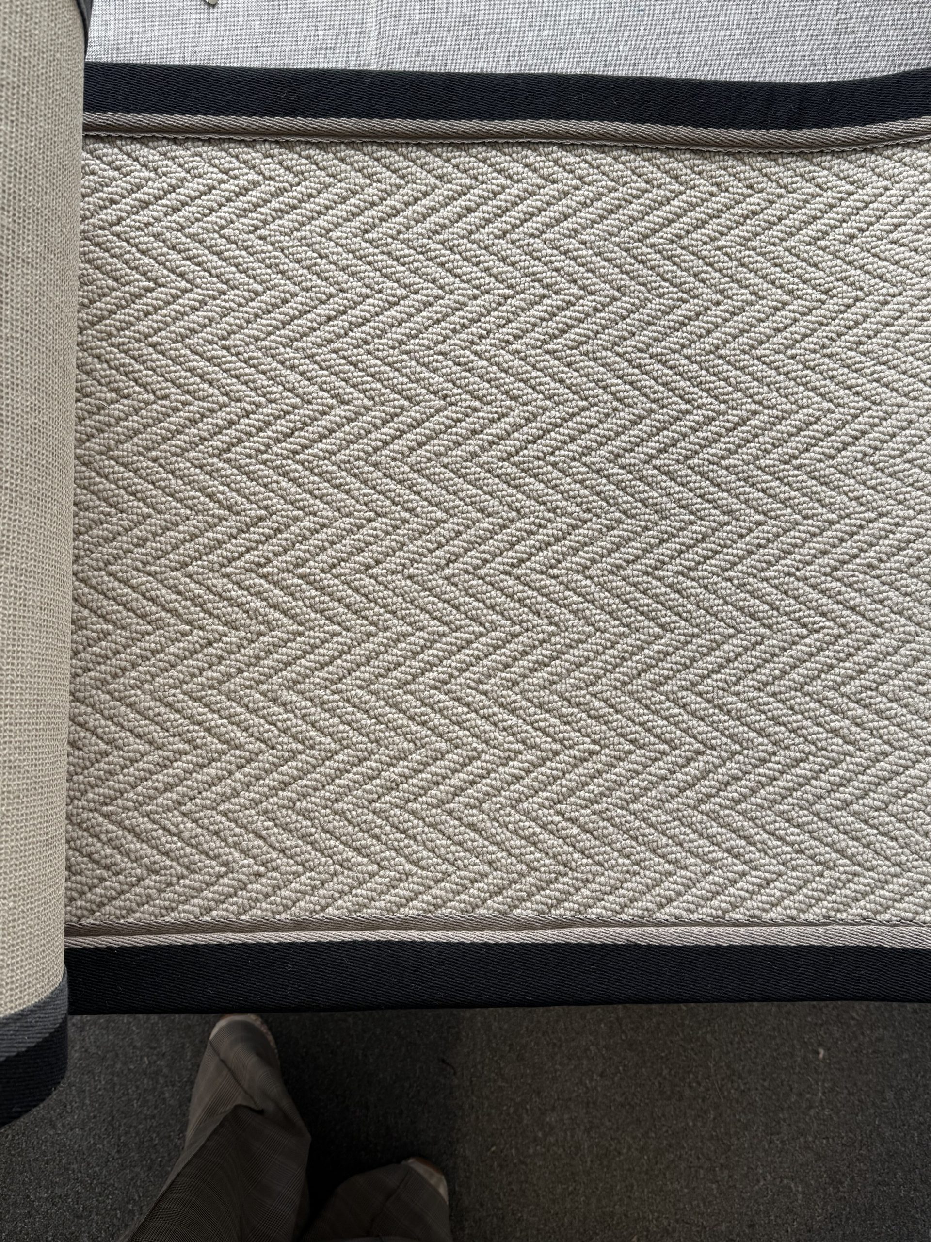 Champagne Carpet with Black Beige Tape - Image 6