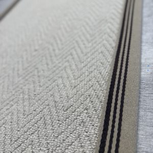 Champagne Carpet with Beige Brown tape